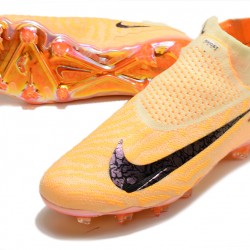 Nike Phantom GX Elite DF Link FG Orange Black High-top Footballboots For Men 