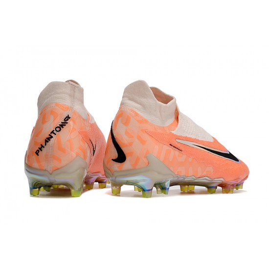 Nike Phantom GX Elite DF Link FG Orange Black High-top Footballboots For Men