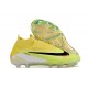 Nike Phantom GX Elite DF Link FG Yellow Green Hige-top Footballboots For Men