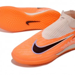 Nike Phantom GX Elite DF Link IC Orange Pink Black High-top Footballboots For Men 