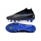 Nike Phantom- GX Elite DF Link SG Anti Clog Black Blue White High-top Footballboots For Men