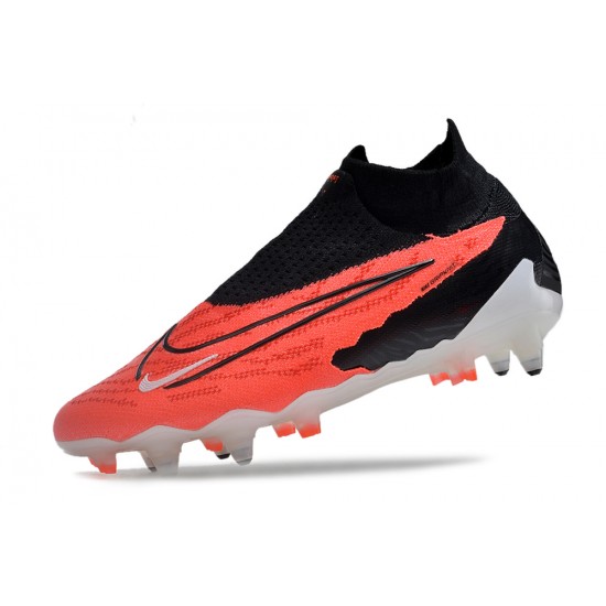 Nike Phantom- GX Elite DF Link SG Anti Clog Black Orange High-top Footballboots For Men