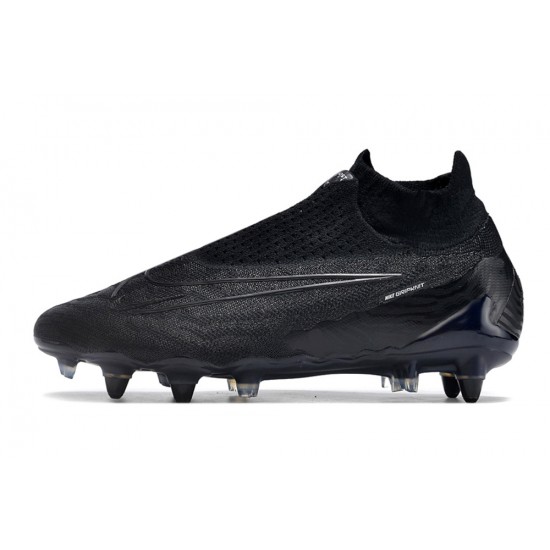 Nike Phantom- GX Elite DF Link SG Anti Clog Blang Blue Gray High-top Footballboots For Men