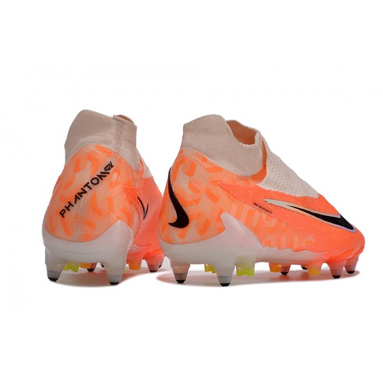 Nike Phantom- GX Elite DF Link SG Anti Clog Orange Pink Blank High-top Footballboots For Men