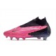 Nike Phantom- GX Elite DF Link SG Anti Clog Pink Black White High-top Footballboots For Men