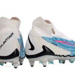 Nike Phantom- GX Elite DF Link SG Anti Clog White Blue Pink Black High-top Footballboots For Men 