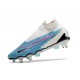 Nike Phantom- GX Elite DF Link SG Anti Clog White Blue Pink Black High-top Footballboots For Men