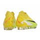 Nike Phantom- GX Elite DF Link SG Anti Clog Yelloe Green Blank High-top Footballboots For Men