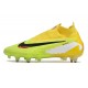 Nike Phantom- GX Elite DF Link SG Anti Clog Yelloe Green Blank High-top Footballboots For Men