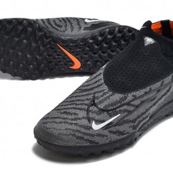 Nike Phantom GX Elite DF Link TF Orange Gray Black HIge-top Footballboots For Men 