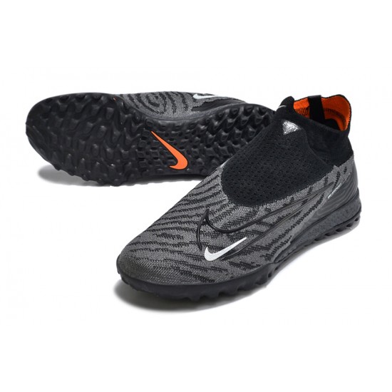 Nike Phantom GX Elite DF Link TF Orange Gray Black HIge-top Footballboots For Men