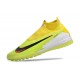 Nike Phantom GX Elite DF Link TF Yellow Green Black HIge-top Footballboots For Men