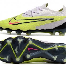 Nike Phantom GX Elite FG Black LightPurple Yellow Red Low-top Footballboots For Men 