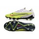 Nike Phantom GX Elite FG Black LightPurple Yellow Red Low-top Footballboots For Men