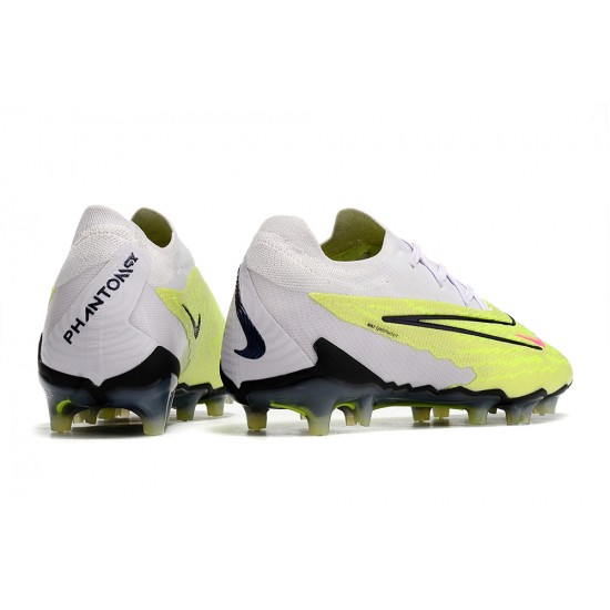 Nike Phantom GX Elite FG Black LightPurple Yellow Red Low-top Footballboots For Men