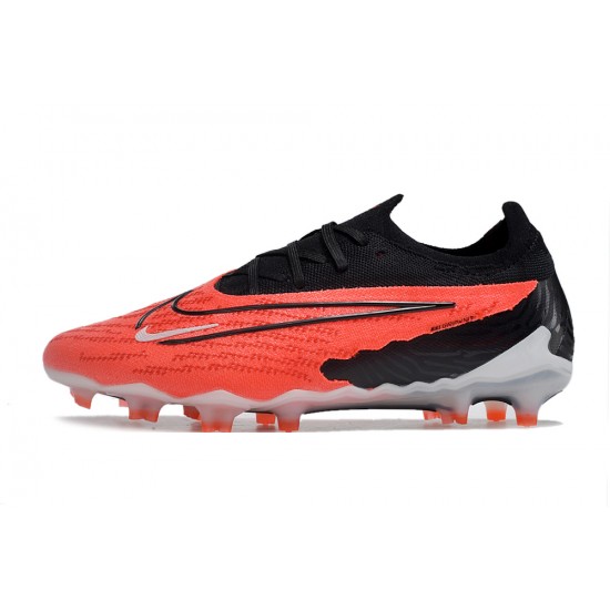 Nike Phantom GX Elite FG Black Orange Low-top Footballboots For Men