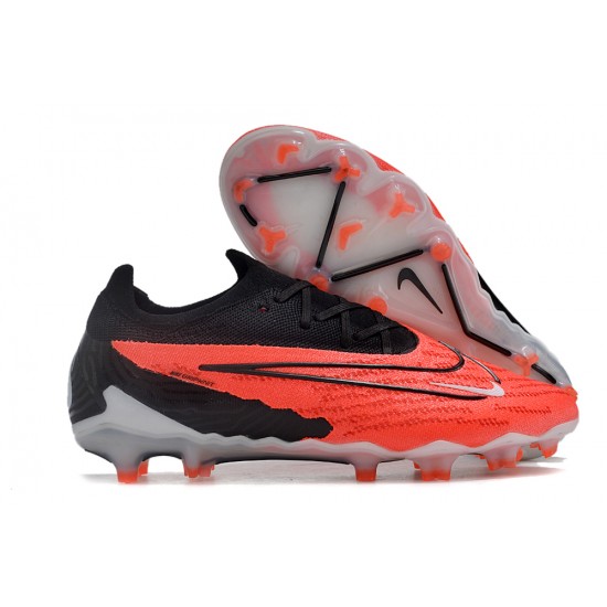 Nike Phantom GX Elite FG Black Orange Low-top Footballboots For Men