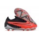 Nike Phantom GX Elite FG Black Orange Low-top Footballboots For Men