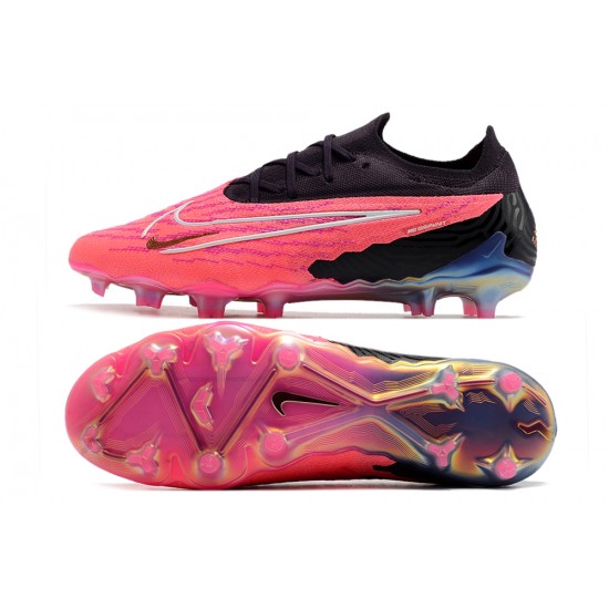 Nike Phantom GX Elite FG Black Pink Footballboots For Men