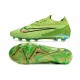 Nike Phantom GX Elite FG Black Pink Green Low-top Footballboots For Men