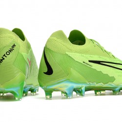 Nike Phantom GX Elite FG Black Pink Green Low-top Footballboots For Men 