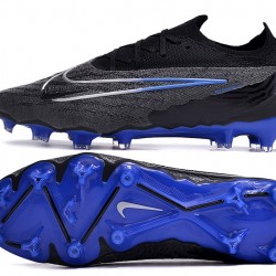 Nike Phantom GX Elite FG Black White Blue Low-top Footballboots For Men 