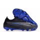 Nike Phantom GX Elite FG Black White Blue Low-top Footballboots For Men