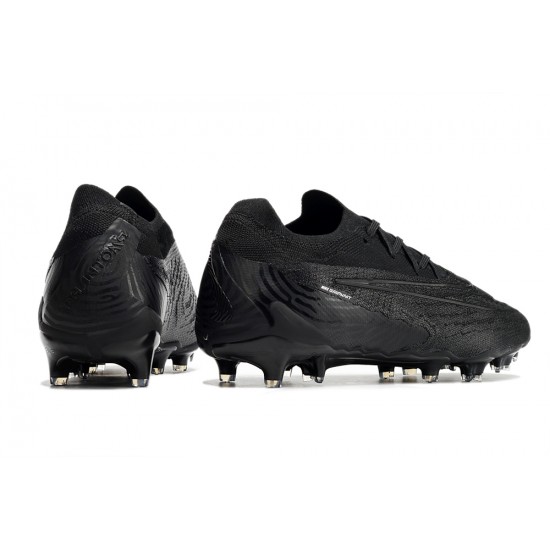 Nike Phantom GX Elite FG Black White Low-top Footballboots For Men