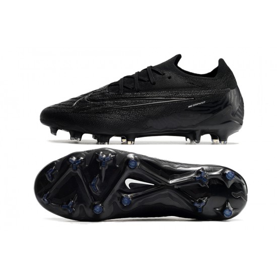 Nike Phantom GX Elite FG Black White Low-top Footballboots For Men