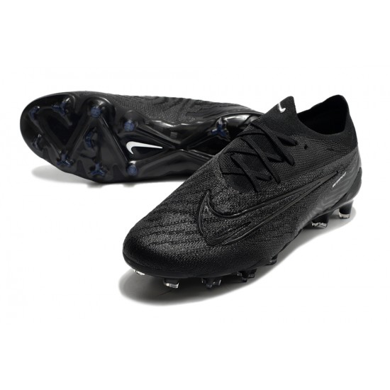 Nike Phantom GX Elite FG Black White Low-top Footballboots For Men