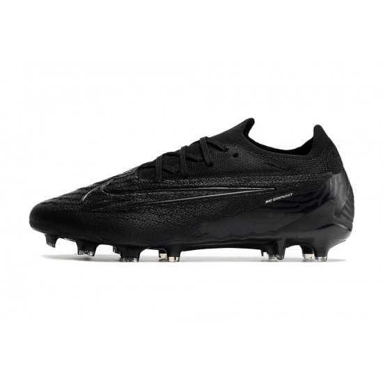 Nike Phantom GX Elite FG Black White Low-top Footballboots For Men