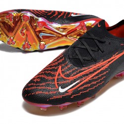 Nike Phantom GX Elite FG Black White Orange Low-top Footballboots For Men 