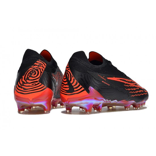 Nike Phantom GX Elite FG Black White Orange Low-top Footballboots For Men