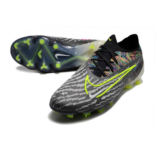 Nike Phantom GX Elite FG Gray Muiti Green Low-top Footballboots For Men