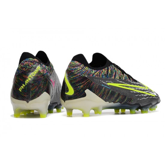 Nike Phantom GX Elite FG Gray Muiti Green Low-top Footballboots For Men