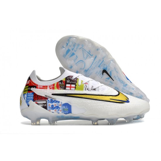 Nike Phantom GX Elite FG Mixtz White Footballboots For Men