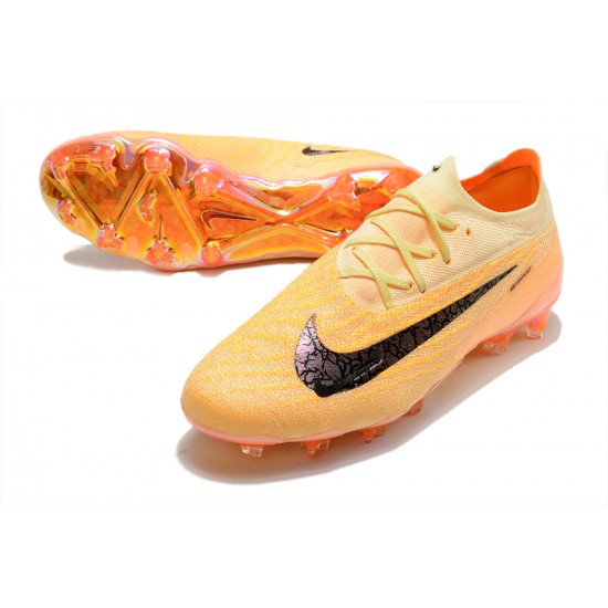 Nike Phantom GX Elite FG Orange Black Low-top Footballboots For Men