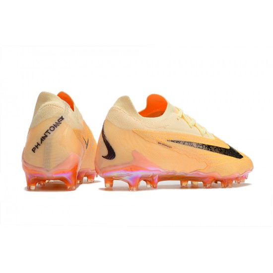 Nike Phantom GX Elite FG Orange Black Low-top Footballboots For Men