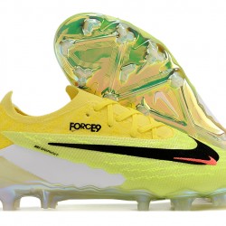 Nike Phantom GX Elite FG Yellow Green Footballboots For Men 