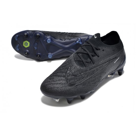 Nike Phantom GX Elite Link PRO SG Anti Clog Black Low-top Footballboots For Men