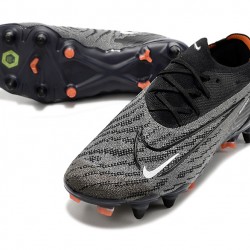 Nike Phantom GX Elite Link PRO SG Anti Clog Blank Gray Low-top Footballboots For Men 