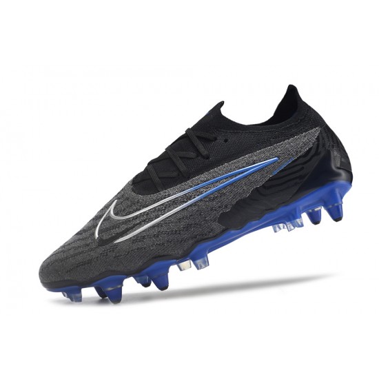 Nike Phantom GX Elite Link PRO SG Anti Clog Blue Black Low-top Footballboots For Men