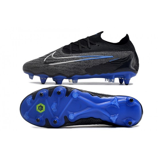 Nike Phantom GX Elite Link PRO SG Anti Clog Blue Black Low-top Footballboots For Men