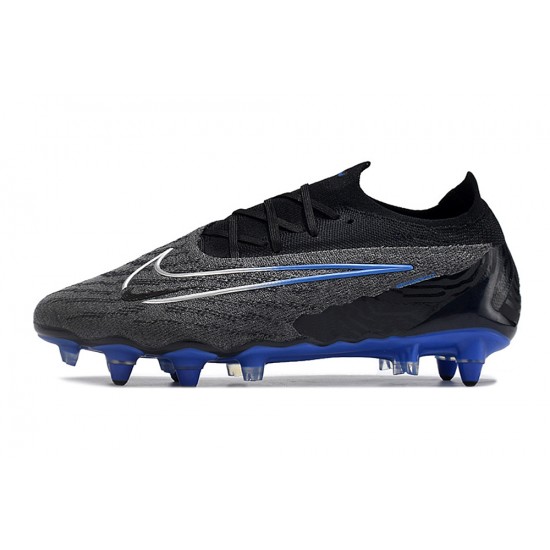 Nike Phantom GX Elite Link PRO SG Anti Clog Blue Black Low-top Footballboots For Men