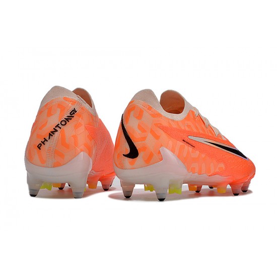 Nike Phantom GX Elite Link PRO SG Anti Clog Orange Fuchsia Black Low-top Footballboots For Men