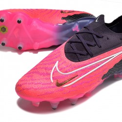 Nike Phantom GX Elite Link PRO SG Anti Clog Pink Black Low-top Footballboots For Men 