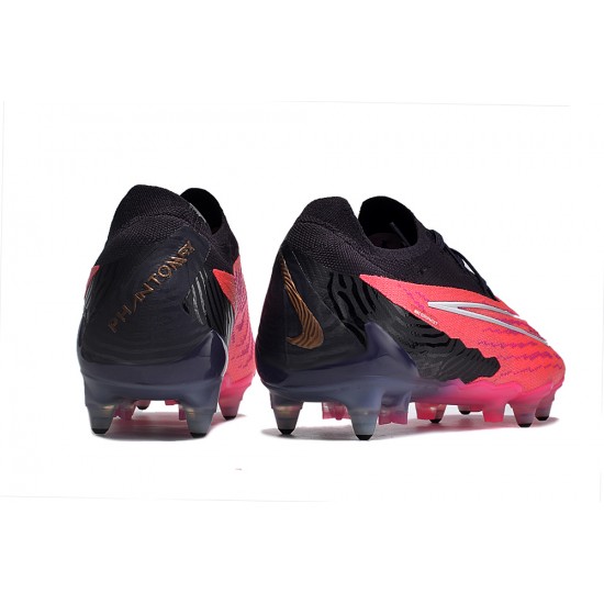 Nike Phantom GX Elite Link PRO SG Anti Clog Pink Black Low-top Footballboots For Men