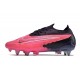 Nike Phantom GX Elite Link PRO SG Anti Clog Pink Black Low-top Footballboots For Men