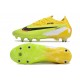 Nike Phantom GX Elite Link PRO SG Anti Clog Yelloe Green Black Low-top Footballboots For Men