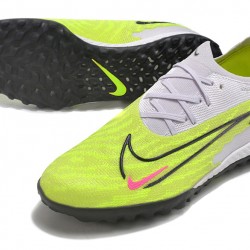 Nike Phantom GX Elite TF LightPurple Green Blank Low-top Footballboots For Men 